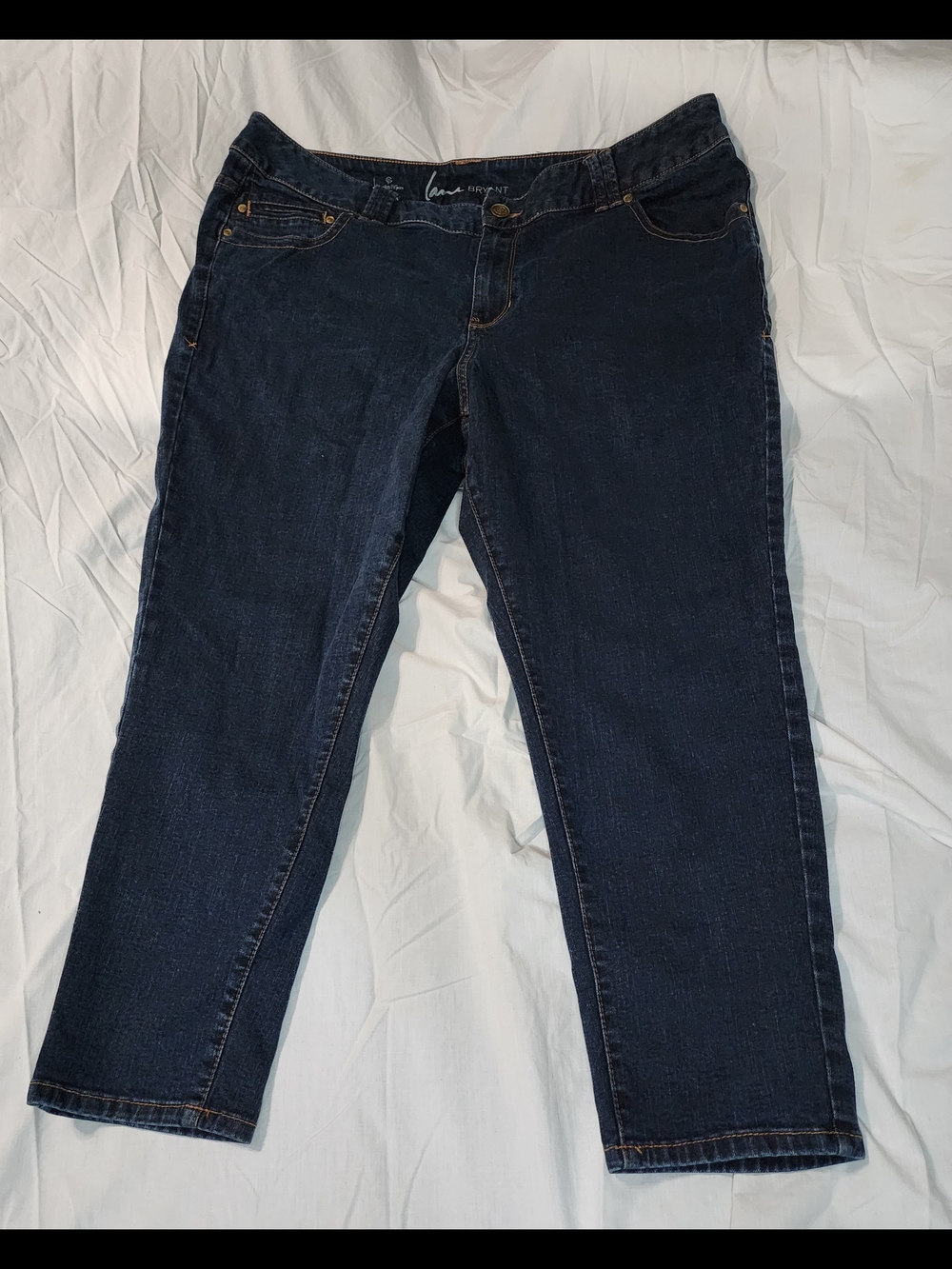 Lane Bryant Dark Blue Skinny Genius Fit Jeans 22 Petite